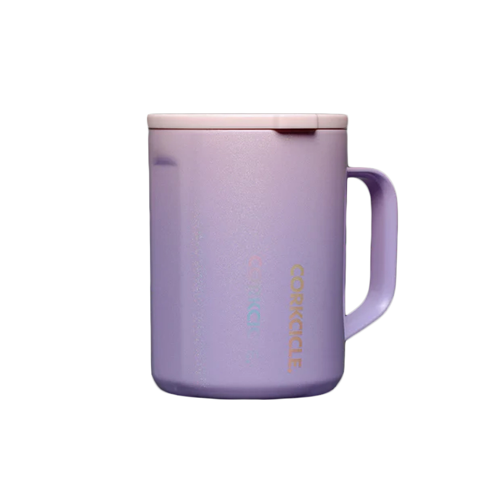 Corkcicle 16 Oz Coffee Mug Triple Insulated Stainless Steel Cup, Prismatic  