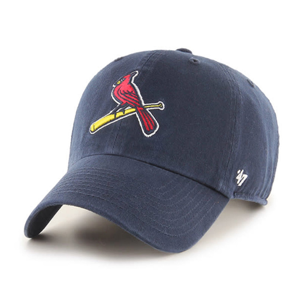 47 Brand St. Louis Cardinals Clean Up Adjustable Hat (Navy/Red)