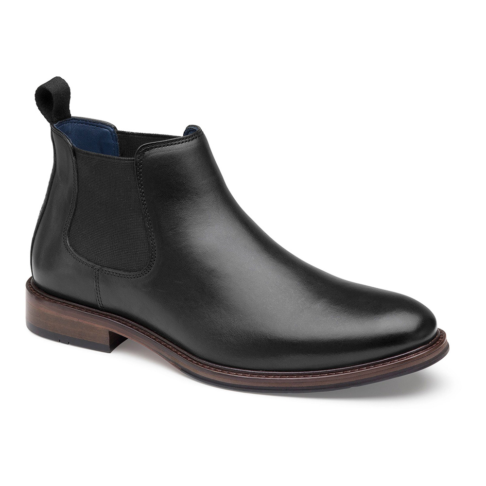 JOHNSTON & MURPHY XC FLEX RALEIGH CHELSEA BLACK FULL GRAIN 8 M BOOTS Men main image 4