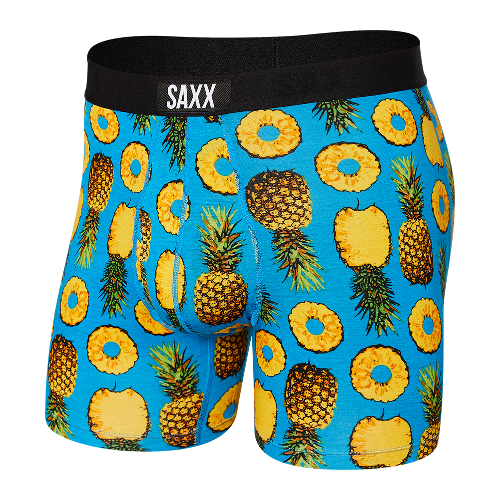 SAXX  Droptemp Cooling Cotton Boxer Brief - Offshore Breeze Blue