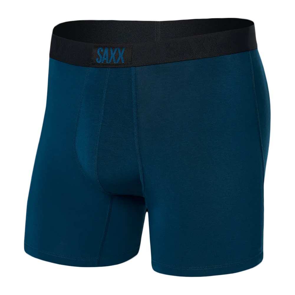 SAXX Men's Vibe Boxer Brief Blue Pop Jungle