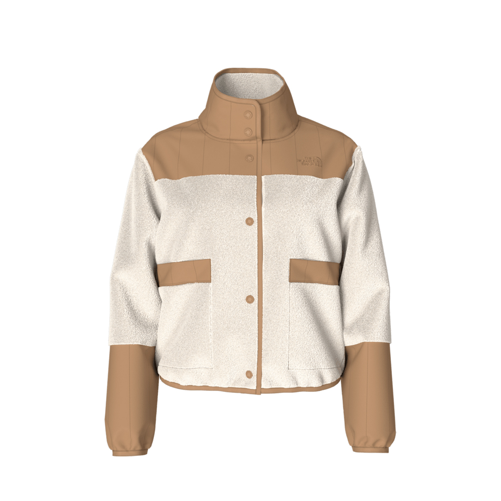 The North Face CRAGMONT JACKET - Fleece jacket - gardenia white/almond  butter/white - Zalando.de