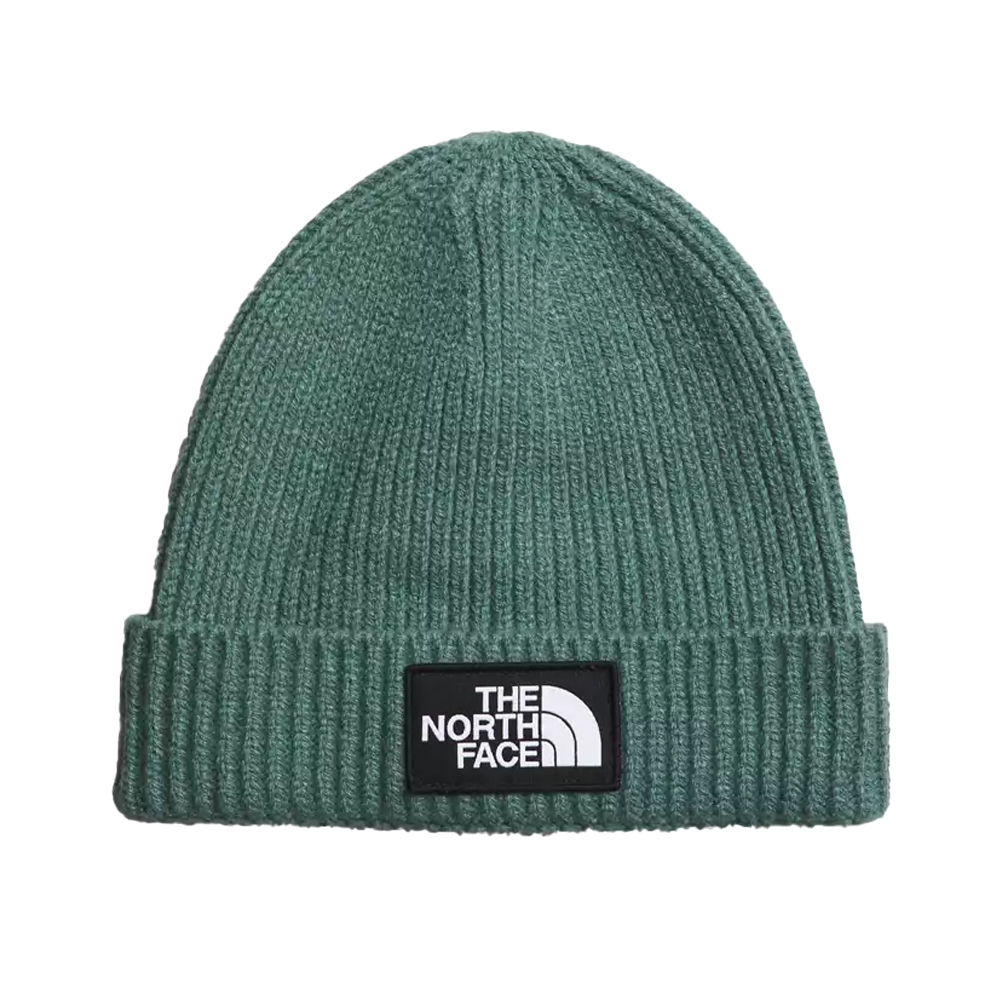 The North Face Oh Mega Fur Pom Beanie Women's- Dark Sage