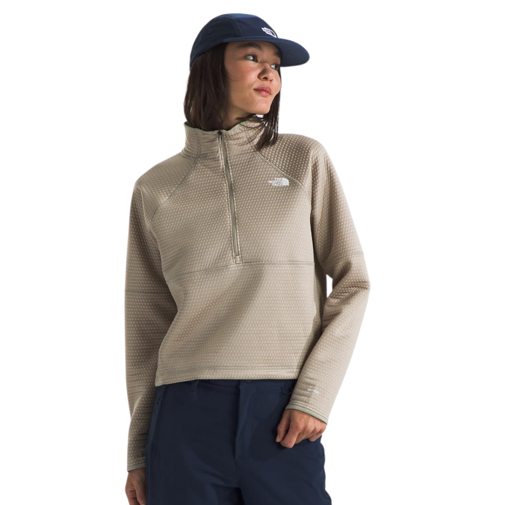 The North Face Women's Dotknit Thermal 1/4 Zip - MetroShoe Warehouse
