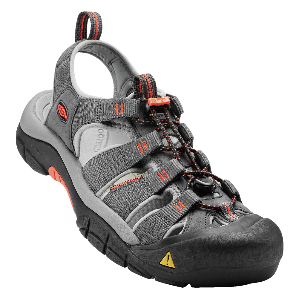 KEEN×THC NEWPORT H2 Men's Newport H2 Java/Golden Yellow Closed Toe Sandal | KEEN