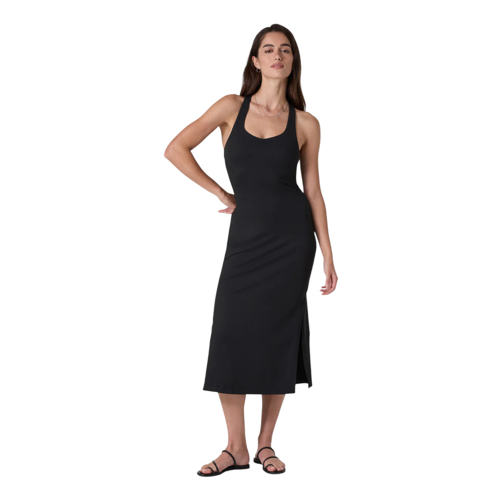 petite bridal dresses Piper Sleeveless Racerback Knit Bodycon Dress – Tie-Front Style main image 0