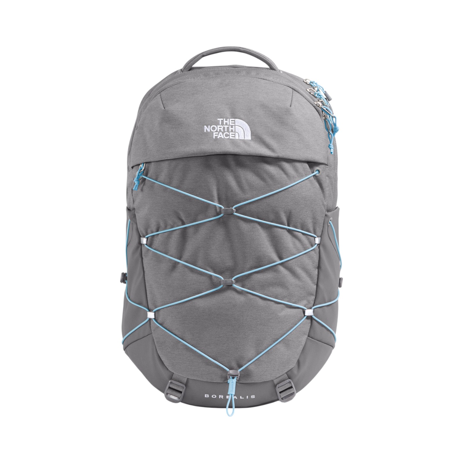 north face borealis backpack dapple grey The Commuter Laptop - Water Repellent, Laptop Sleeve, Large Main Compartment, Concrete, One Size sternum strap Women's Borealis Backpack | The
