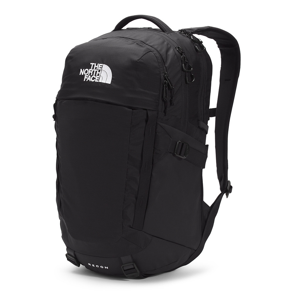 north face 200 backpack The Router Asphalt Grey Light Heather/TNF Black bottom compression Camping Backpacks | The North