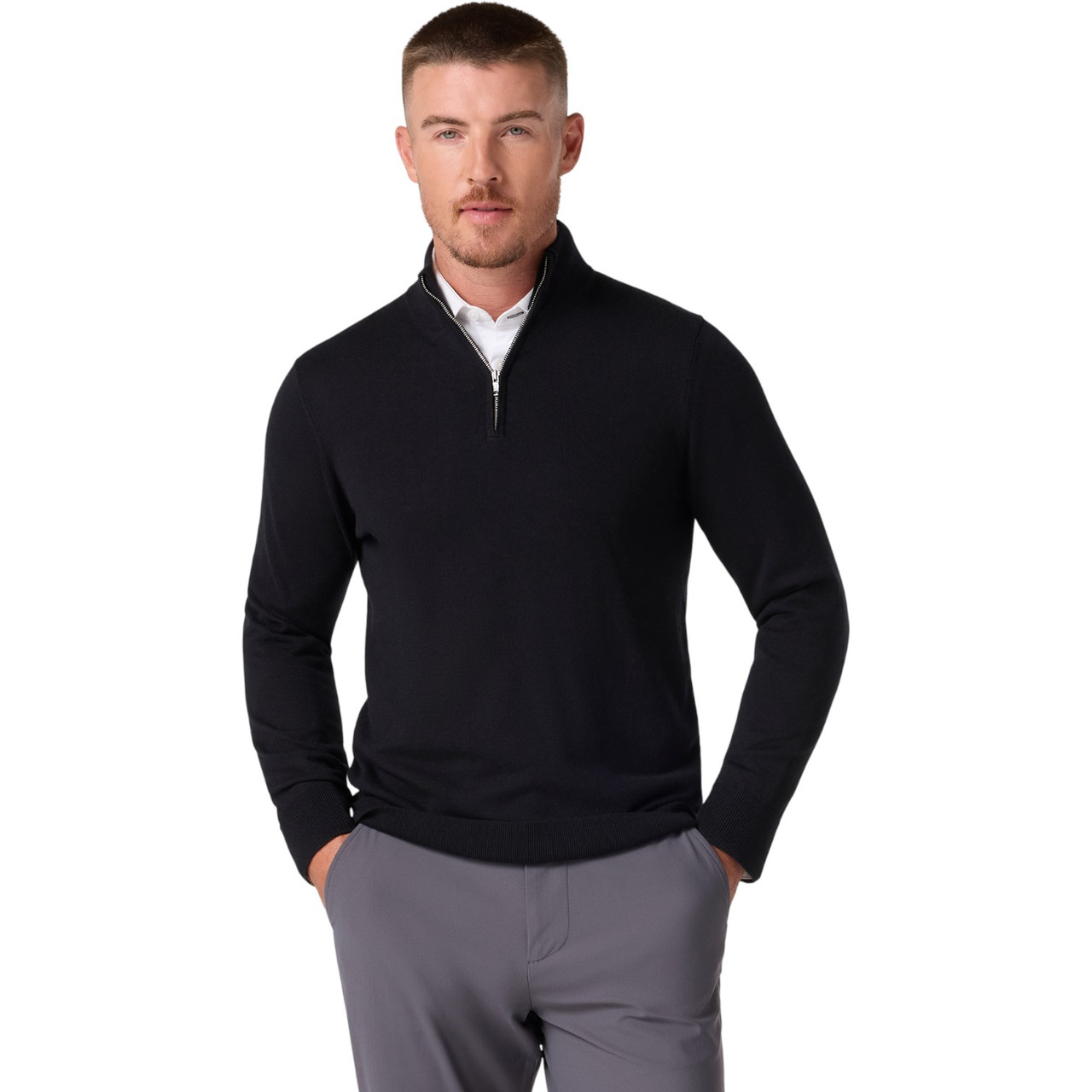 Mizzen And Main Men's Heritage Quarter Zip Sweater - MetroShoe