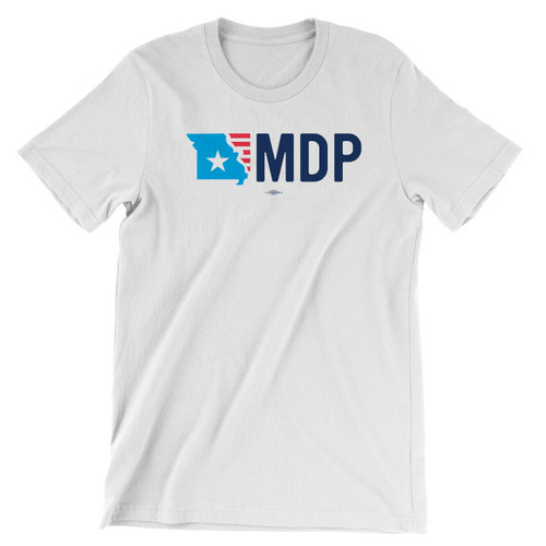 Missouri Democrats MDP Logo (Unisex White Tee) Missouri Democrats MDP Logo (Unisex White Tee)