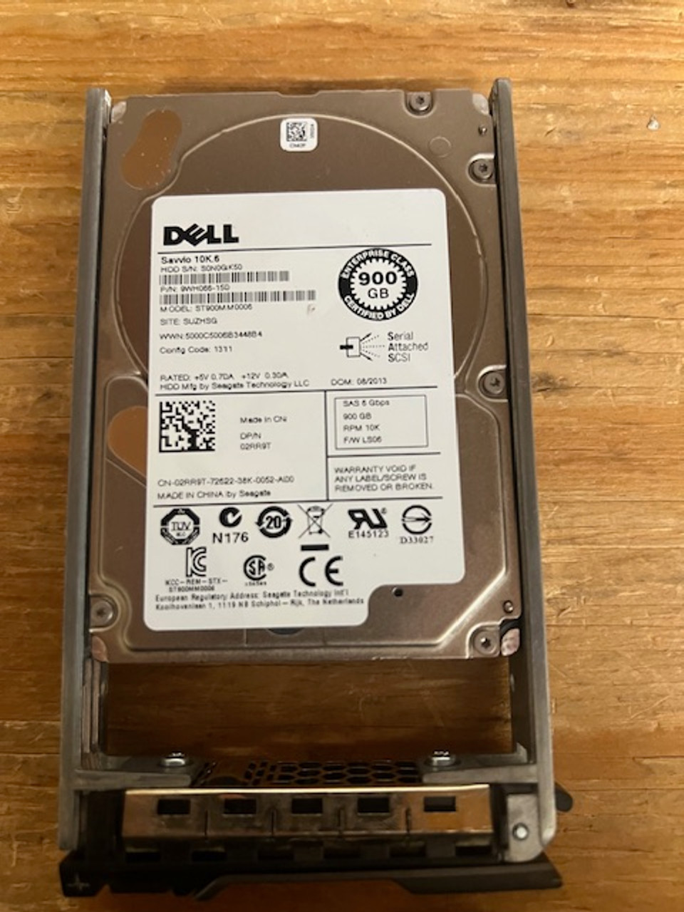 2Rr9T Dell Savvio 900Gb 10K 6G Sas Hdd