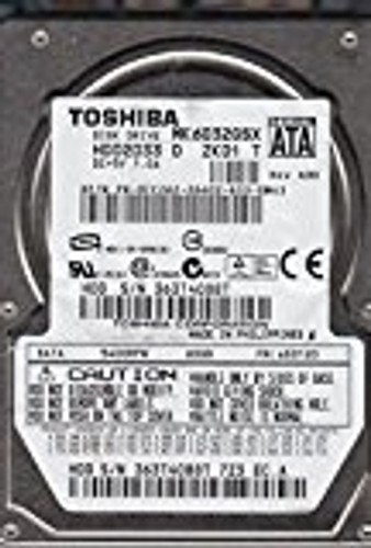 Toshiba MK6032GSX 60Gb 5400Rpm 8Mb Buffer Sata 7-Pin 2.5Inch Notebook Drive