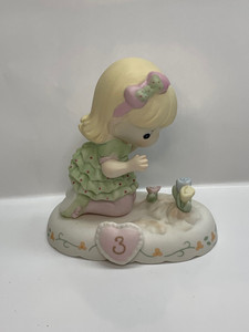 Girl with Flowers age 3