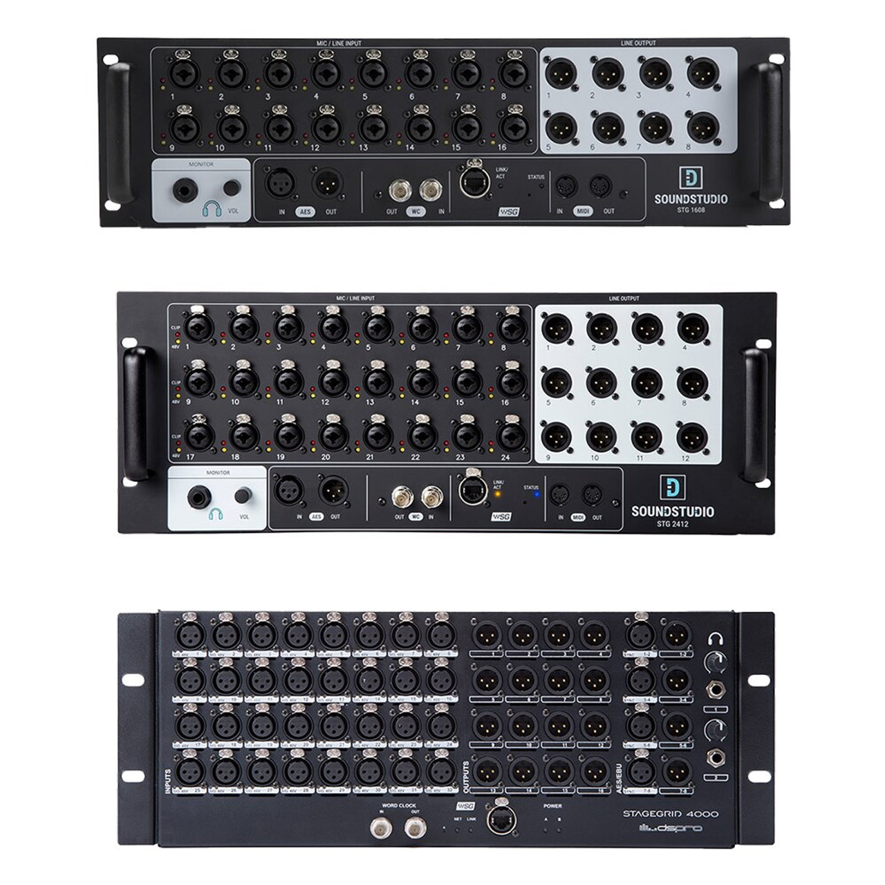 SoundGrid Stageboxes for eMotion LV1 - Fresh Tech Integrated