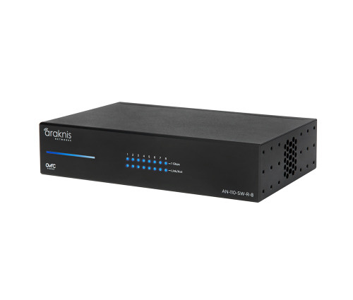 110 Series Unmanaged+ Gigabit Switch with 8 Rear Ports