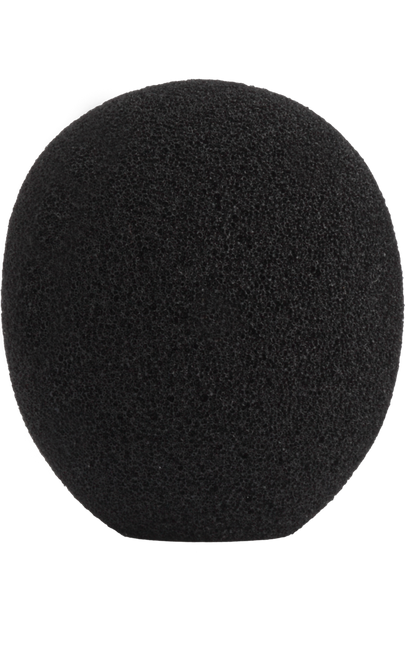 Black High Performance Ball Foam Windscreen for Microflex® Gooseneck Microphones