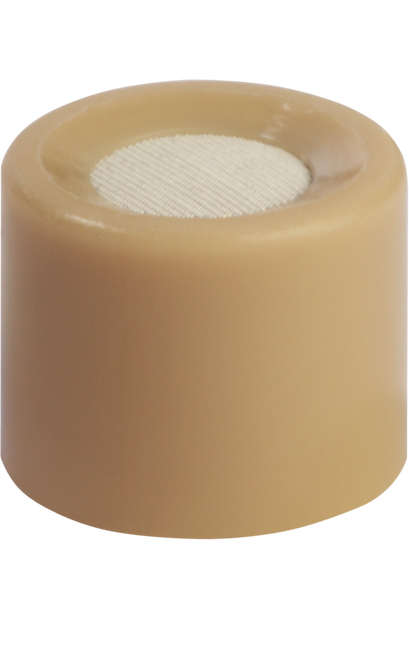 Filtered Protective Mid Boost Cap for WL50T, WL53T, Tan with Silver Top (Contains Five)