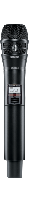 QLXD Handheld Wireless Transmitter With KSM8 Microphone