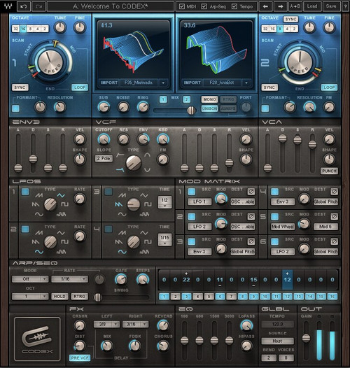 Codex Wavetable Synth