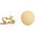 Tan Foam Windscreens and Tie Clip for SM93, WL93, WL93T (Contains Two of Each)