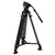 2 Stage Aluminum Video Tripod Kit w/ 75mm Bowl & 17 lbs Payload