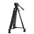 2 Stage Aluminum Video Tripod Kit w/ 75mm Bowl & 22 lbs Payload