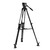 2 Stage Aluminum Video Tripod Kit w/ 75mm Bowl & 22 lbs Payload