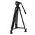 2 Stage Aluminum Video Tripod Kit w/ 75mm Bowl, 22 lbs Payload, & Variable 
Drag