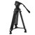 2 Stage Aluminum Video Tripod Kit w/ 100mm Bowl & 33 lbs Payload