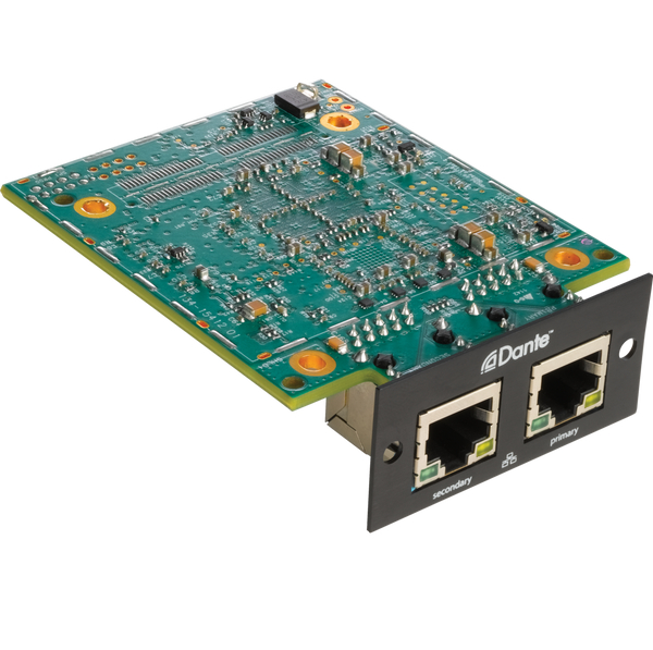 DanteTM Digital Audio Upgrade Card for SCM820 Standard Ethernet Versions