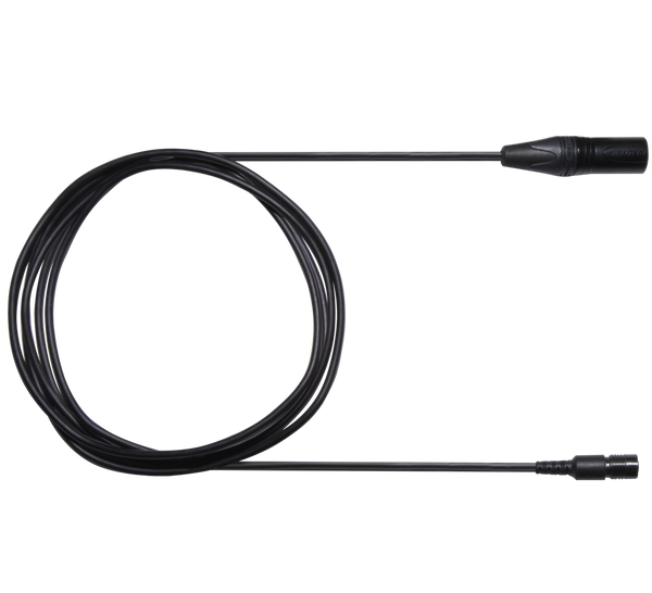 Detachable cable with Neutrik 4 Pin XLR Male connector