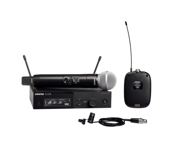 SLXD124/85 Digital Wireless Combo Microphone System