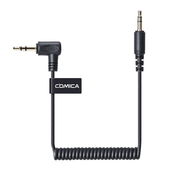 3.5mm TRS-TRS Coiled Audio Cable for Camera