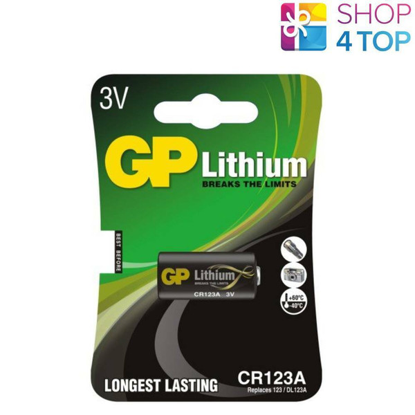 GP Batteries 3V lithium 123, 1pk