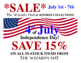 4th of July sale at Kindred Collections