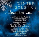 Winter Solstice Blessings! 