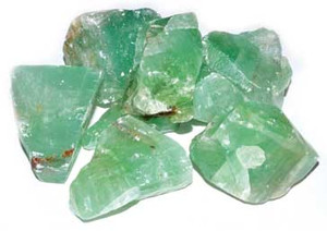 1 Green Calcite stone/crystal - Raw (untumbled) 1 Green Calcite stone/crystal - Raw (untumbled)