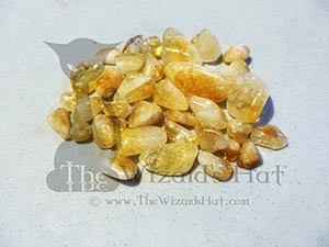 1 Citrine- Heat treated stone/crystal - Tumbled  1 Citrine- Heat treated stone/crystal - Tumbled