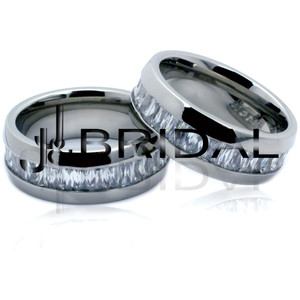 WILD GIRAFFE Titanium eternity band with cz stones WILD GIRAFFE Titanium eternity band with cz stones