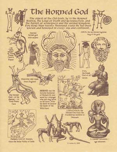 Horned God poster                                                                                                        Horned God poster