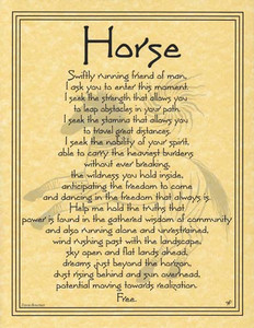 Horse Prayer poster                                                                                                      Horse Prayer poster