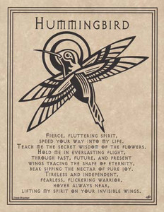 Hummingbird Prayer poster                                                                                                Hummingbird Prayer poster