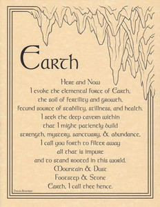 Earth Evocation poster Earth Evocation poster