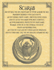 Scarab Prayer poster                                                                                                    
