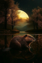 Beaver Full Supermoon November 2025