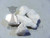 1 natural tumbled Celestite 1 natural tumbled Celestite