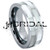 WILD GIRAFFE Tungsten band with double Mother-of-Pearl Shell inlay