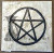 6" Hand - Painted Pentagram Altar Tile