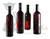 Smoking incense burner bottle "Crime Scene Series" (Black & Red)