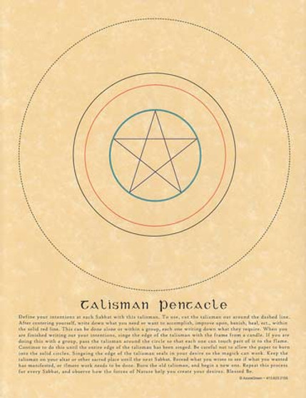 Talisman Pentacle poster                                                                                                